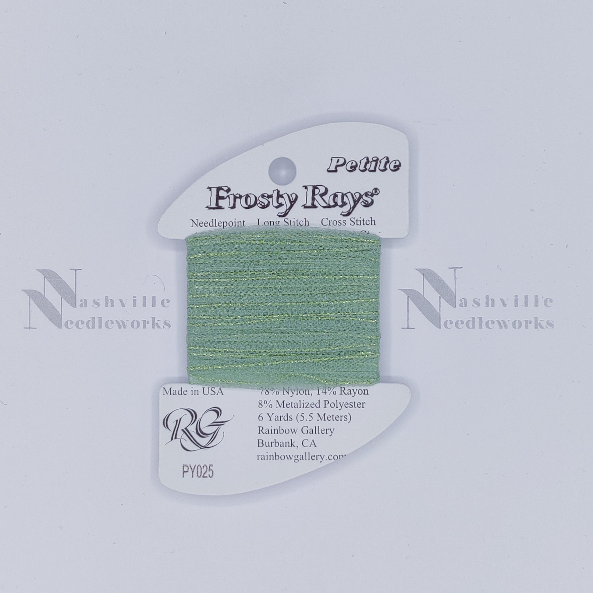 Petite Frosty Rays PY025 Lt Sea Green