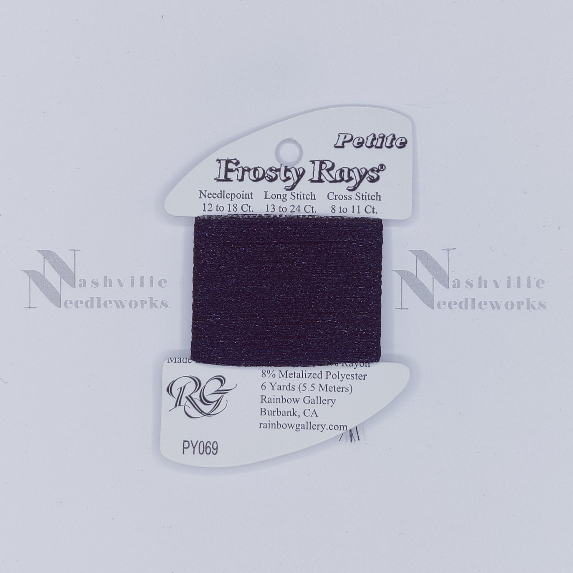 Petite Frosty Rays PY069 Black Gloss