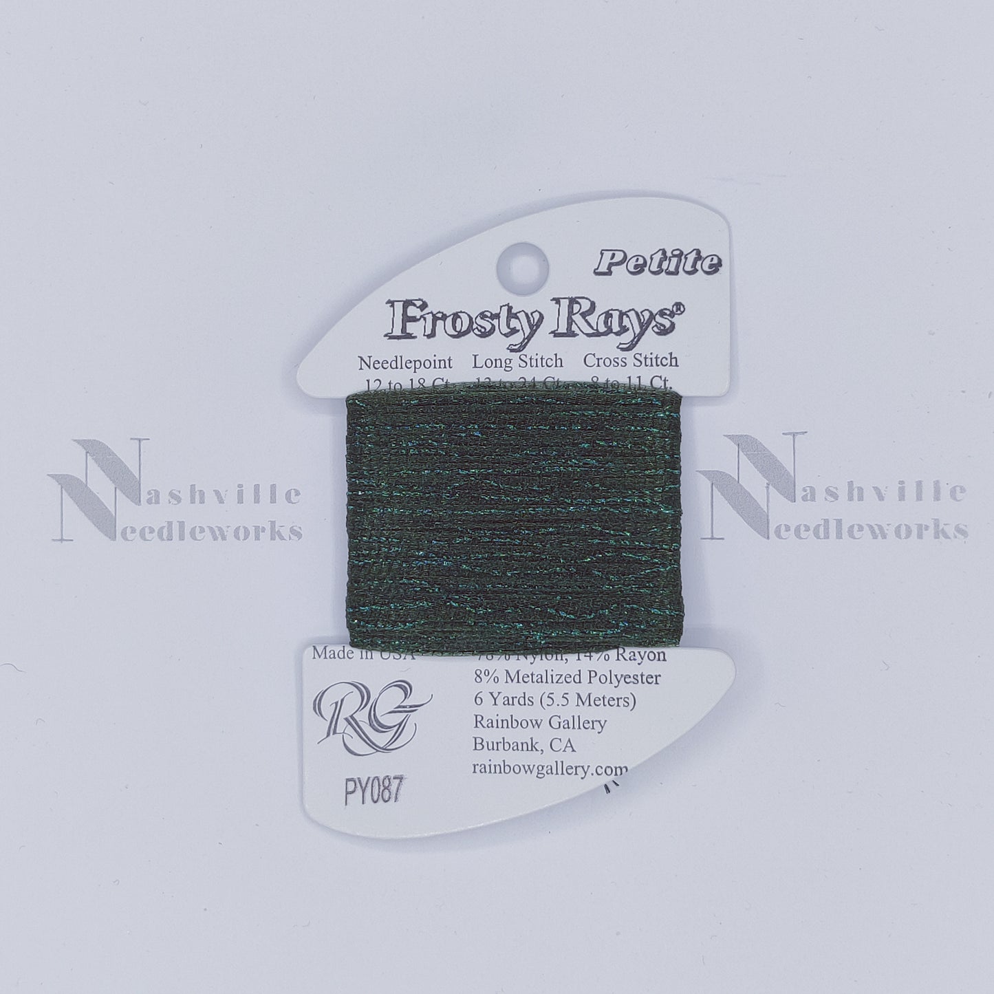 Petite Frosty Rays PY087 Vry Dk Olive Green Gloss