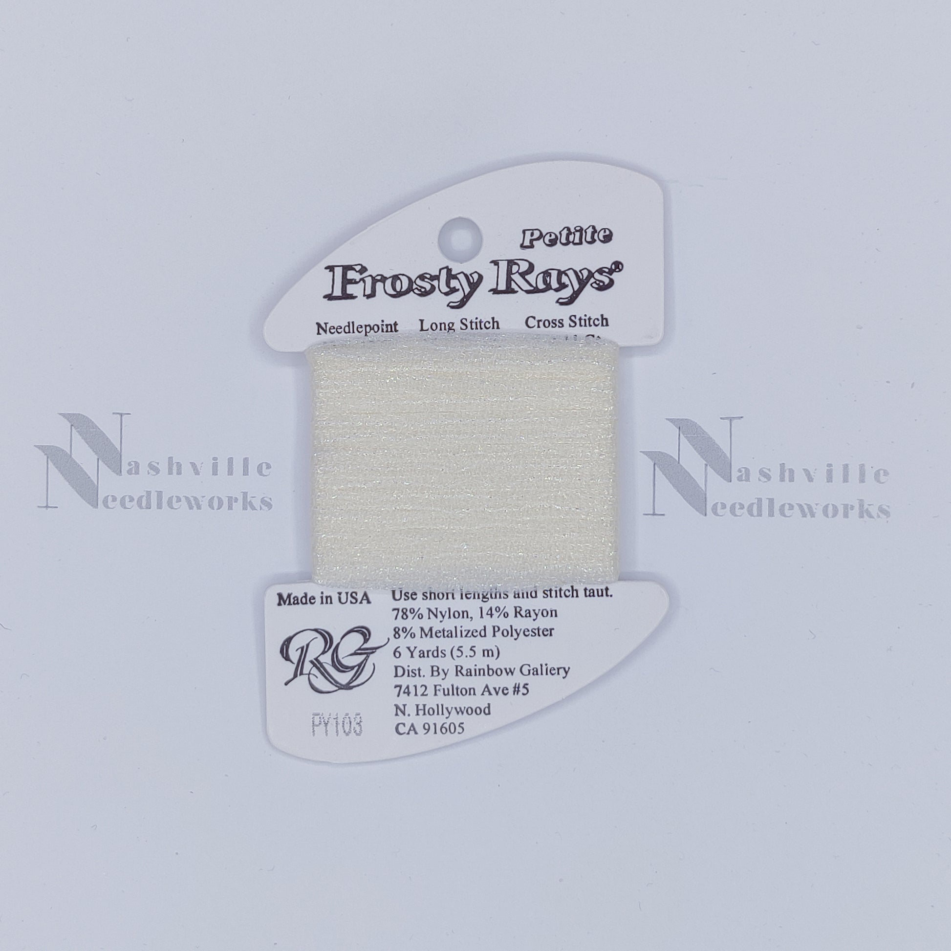 Petite Frosty Rays PY103 Ecru Pearl