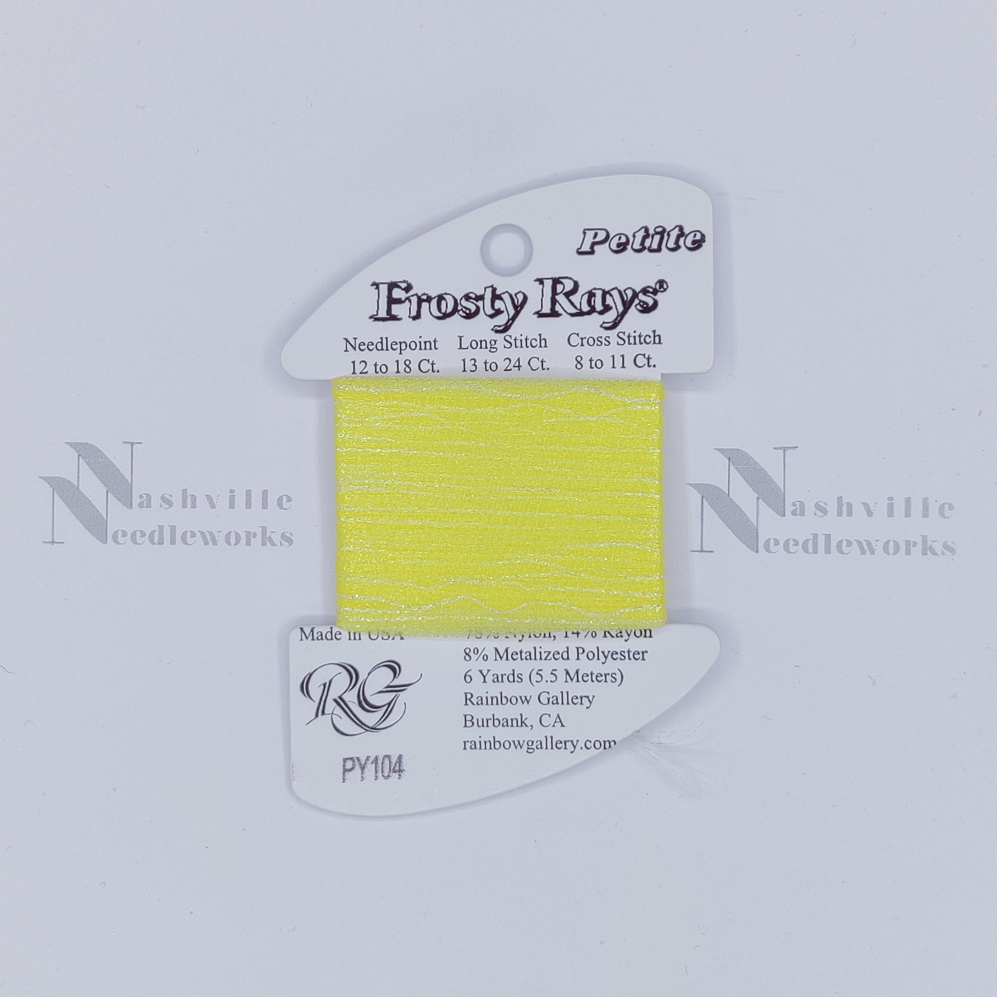 Petite Frosty Rays PY104 Golden Yellow Pearl