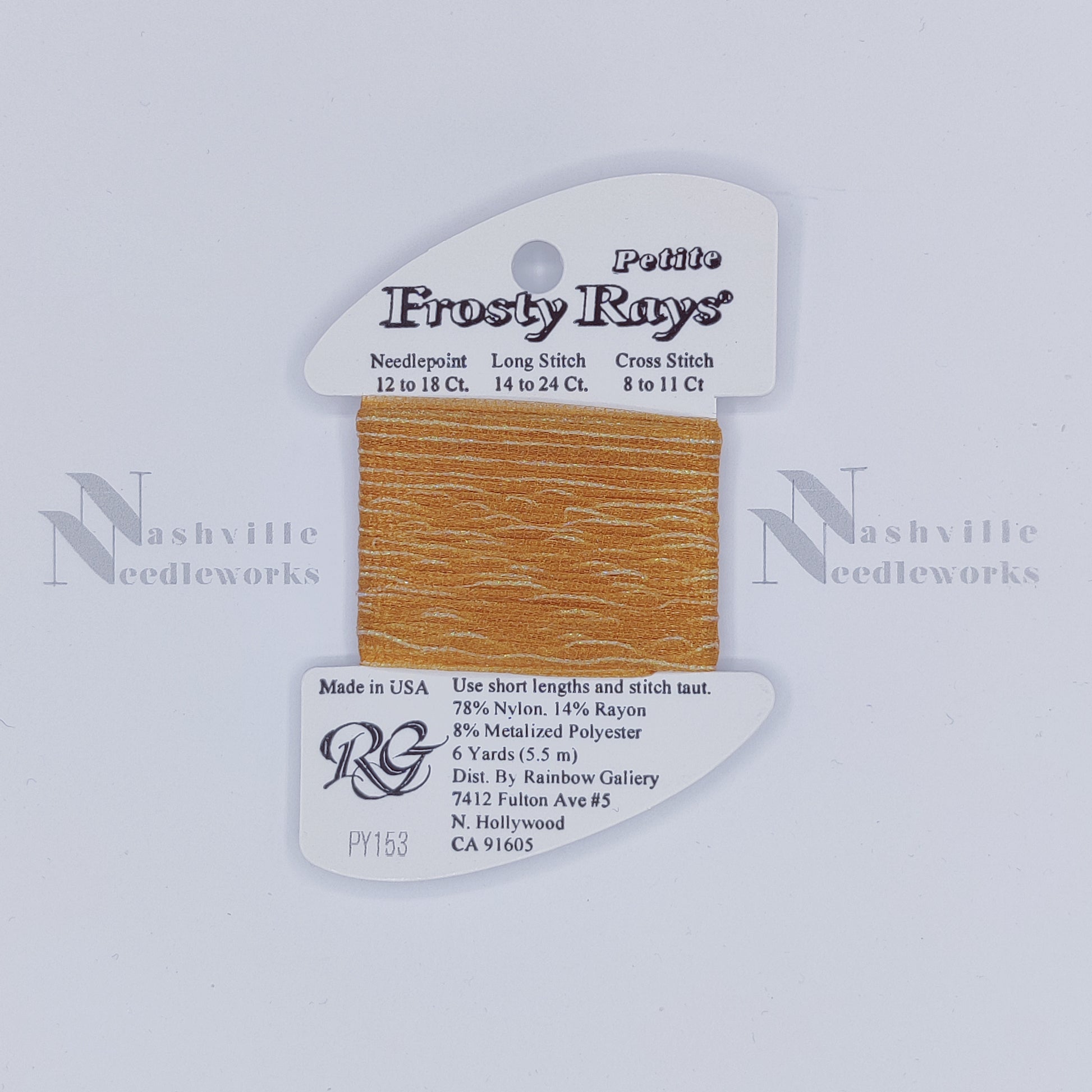 Petite Frosty Rays PY153 Old Gold Pearl
