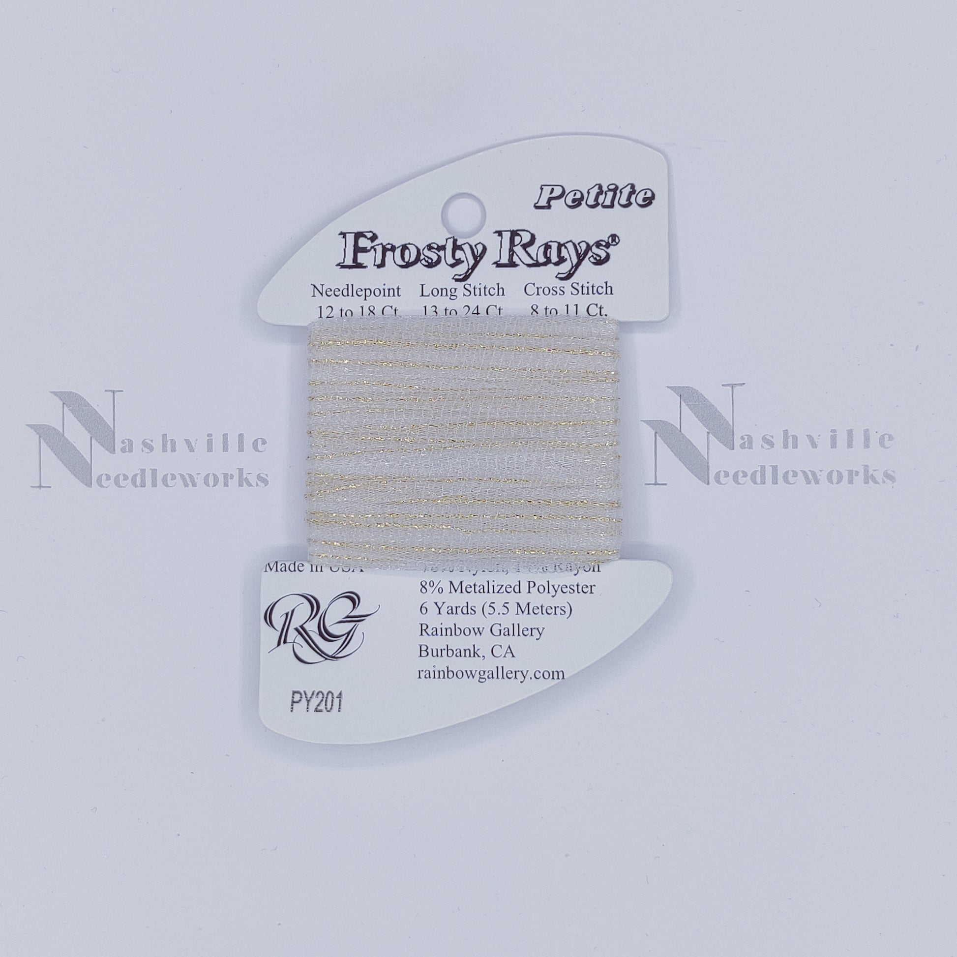 Petite Frosty Rays PY201 Pale Gold Ice