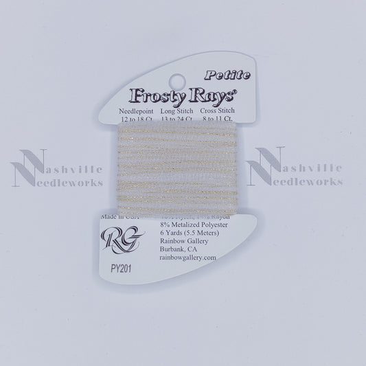 Petite Frosty Rays PY201 Pale Gold Ice