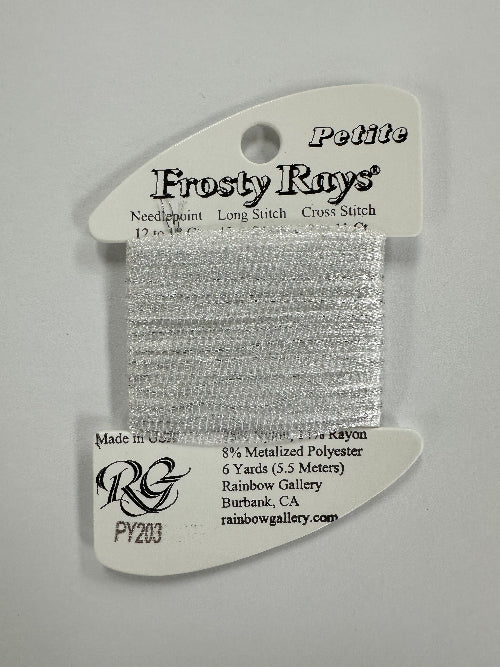 Petite Frosty Rays PY203 Silver Ice