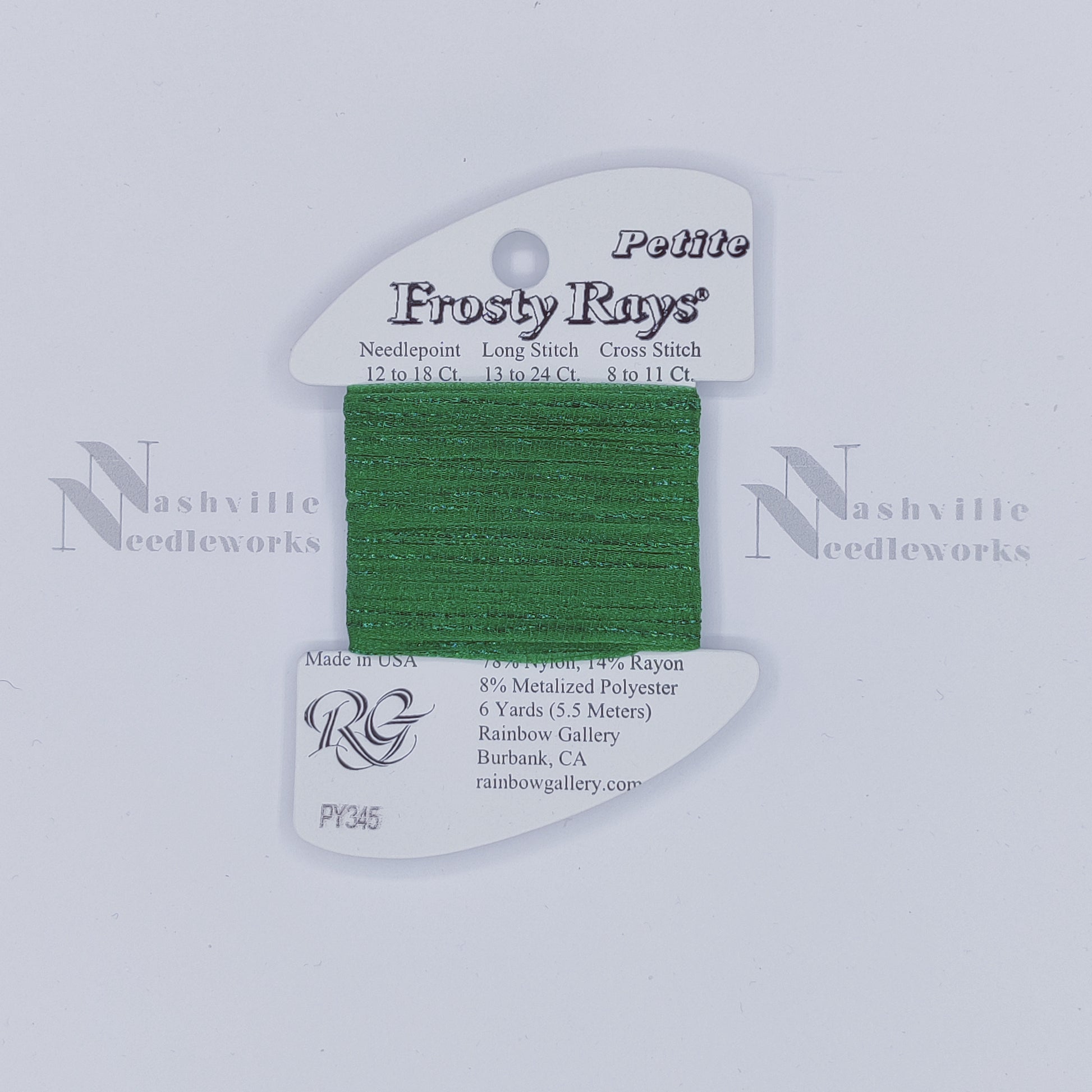 Petite Frosty Rays PY345 Dk Xmas Green Gloss
