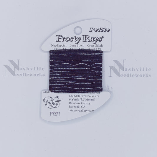 Petite Frosty Rays PY371 Black Silver Gloss