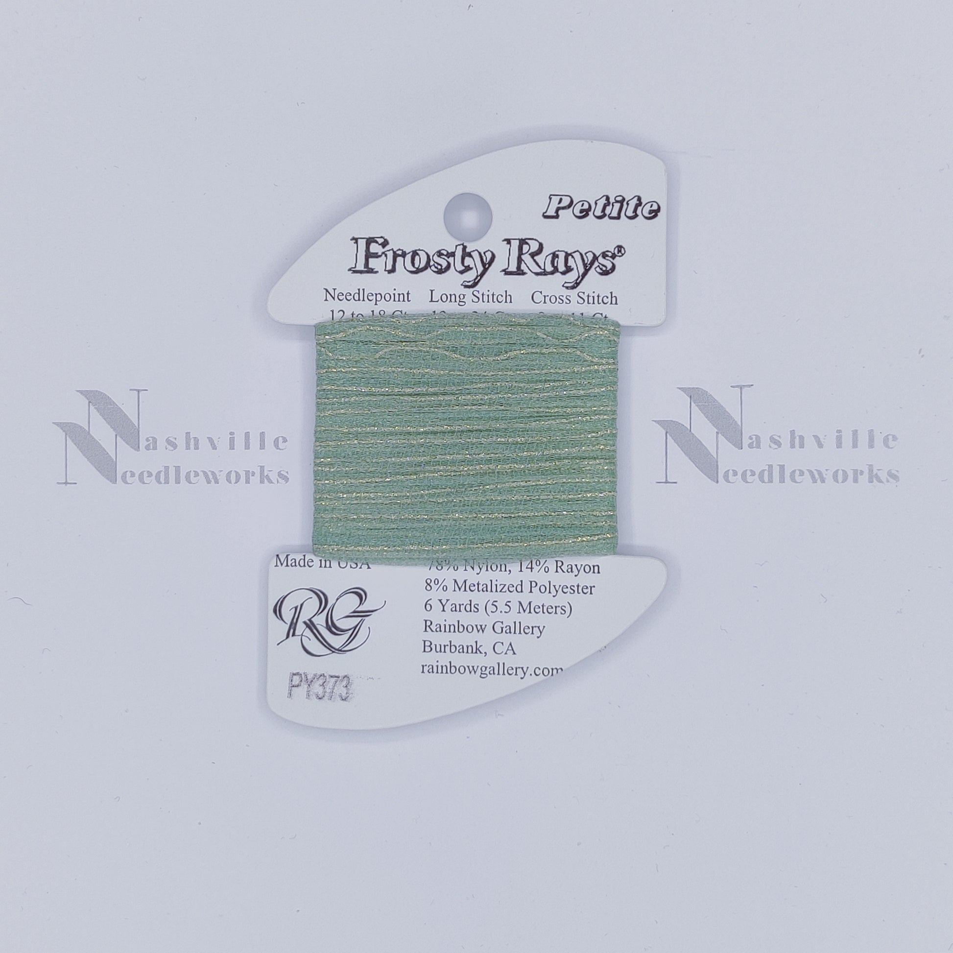 Petite Frosty Rays PY373 Lt Green Gloss