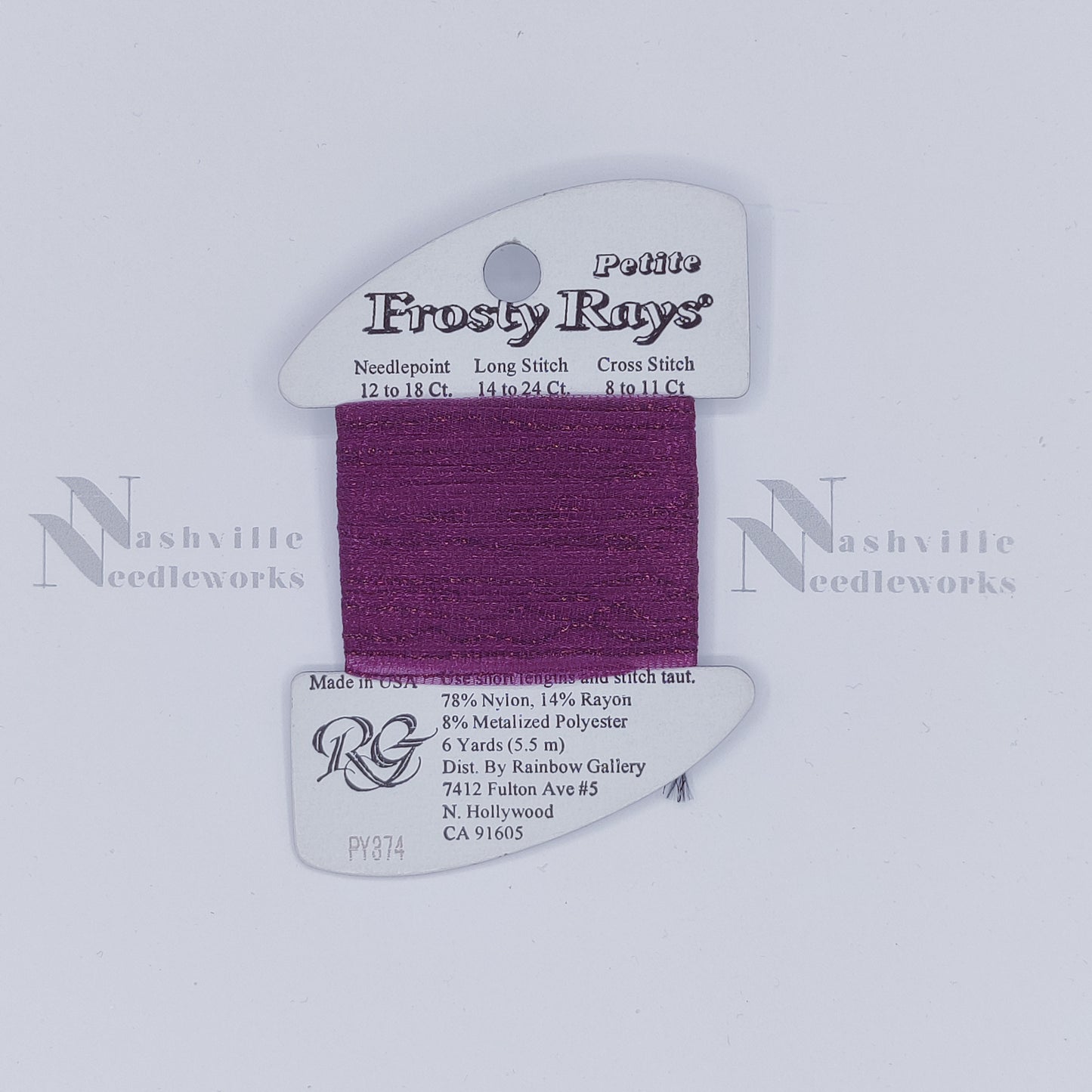 Petite Frosty Rays PY374 Antique Mauve Gloss