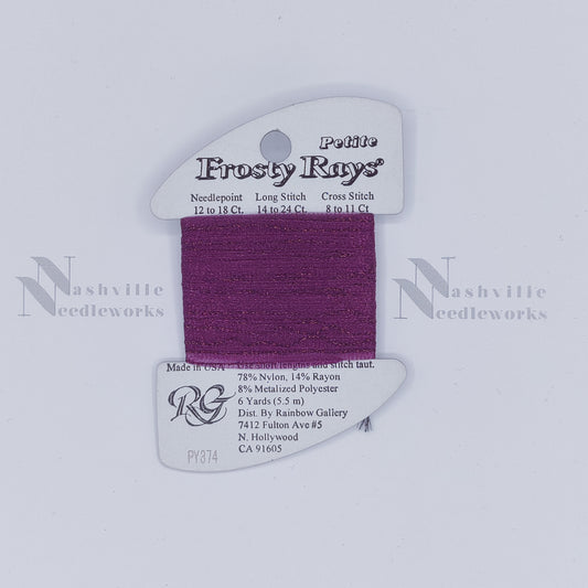 Petite Frosty Rays PY374 Antique Mauve Gloss