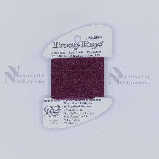 Petite Frosty Rays PY375 Dk Antique Mauve