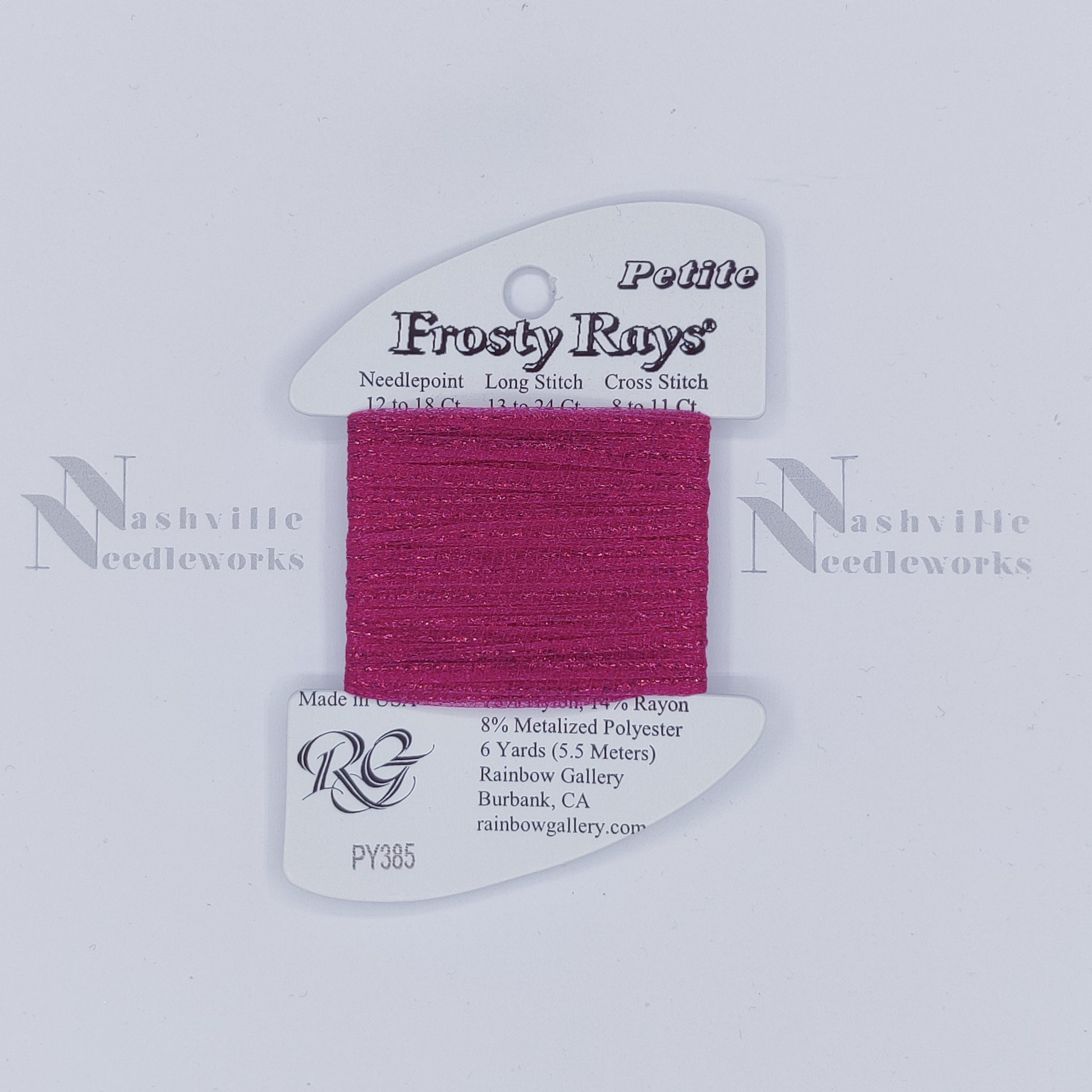 Petite Frosty Rays PY385 Raspberry
