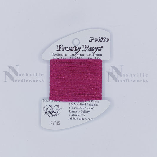 Petite Frosty Rays PY385 Raspberry