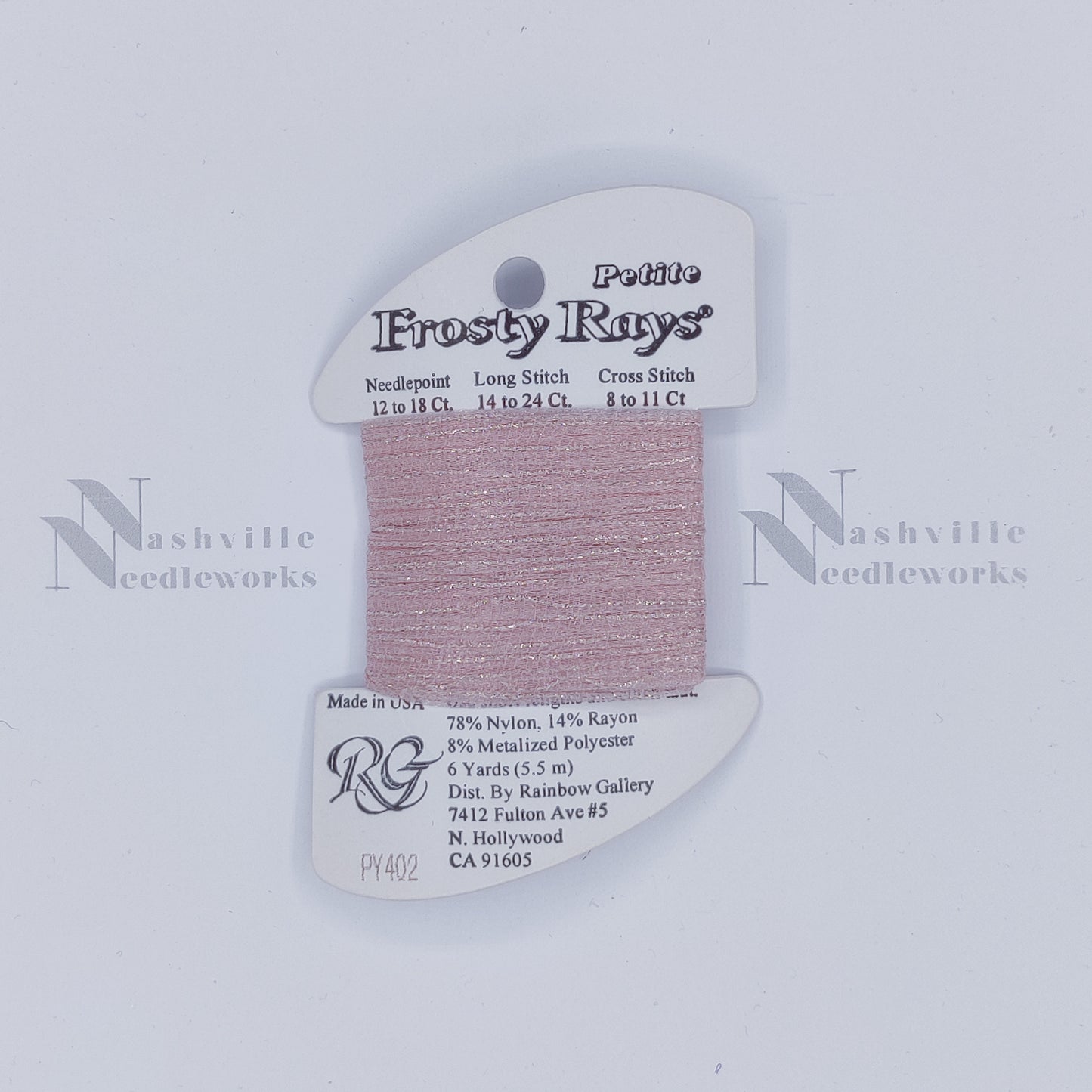 Petite Frosty Rays PY402 -  Pastel Pink