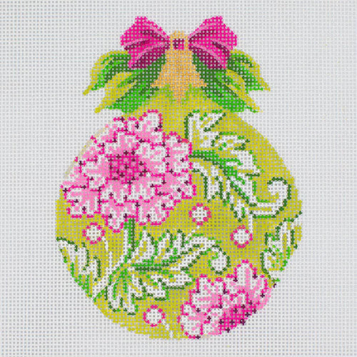 Pink & Green Floral Ball