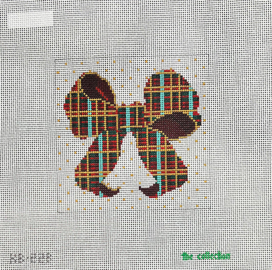 Plaid Bow Mini 5" Square