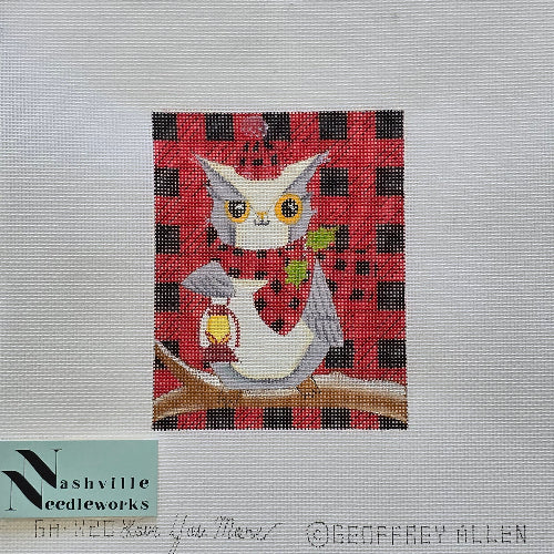 Love You More GA-X20 Plaid Owl