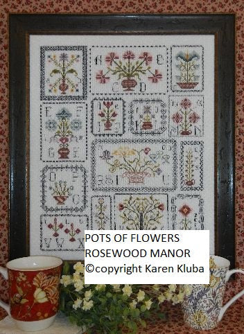 Pots of Flowers, Rosewood Manor chart