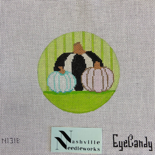 EyeCandy Needleart Hello Pumpkin-Lime N131B