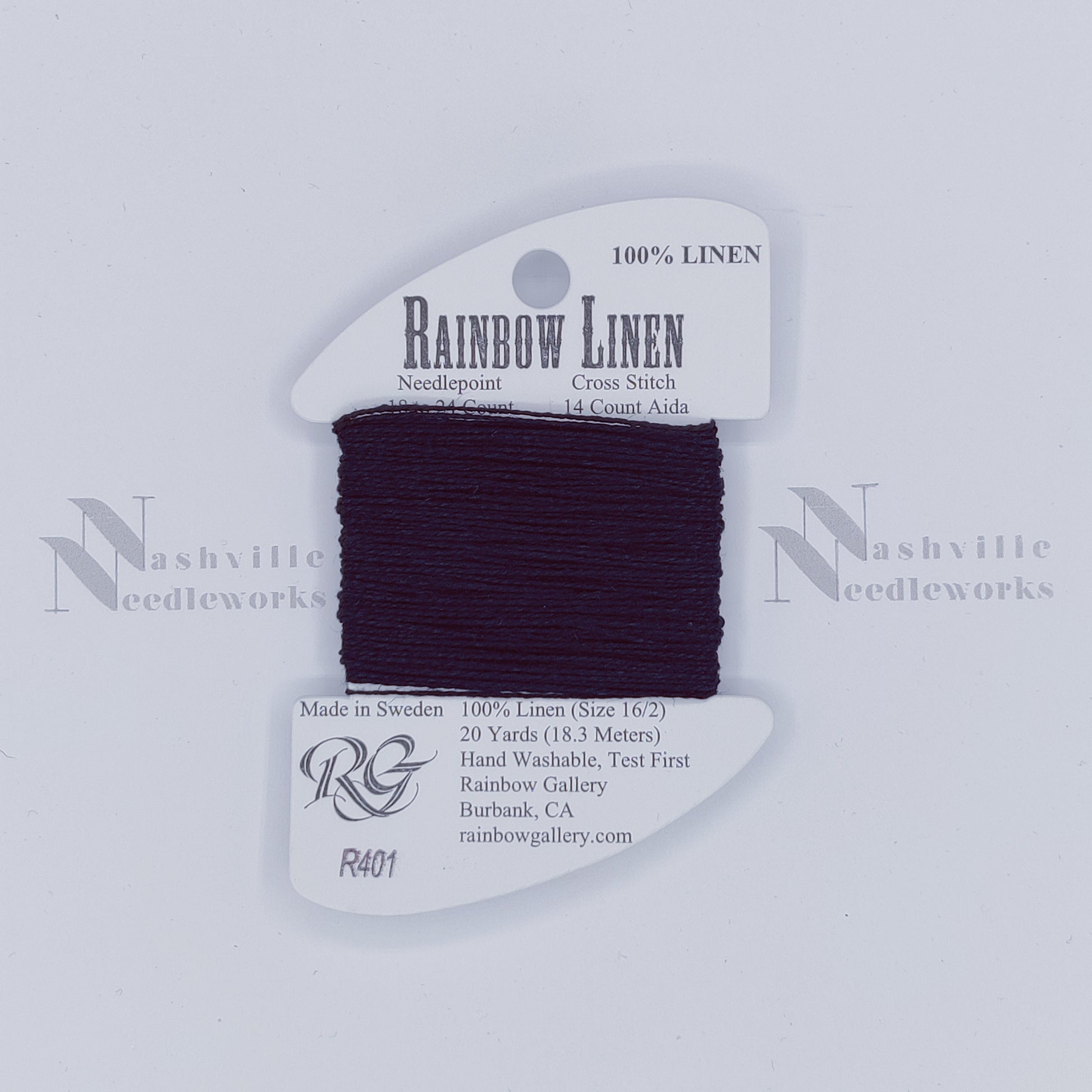 Rainbow Linen - R401 Black