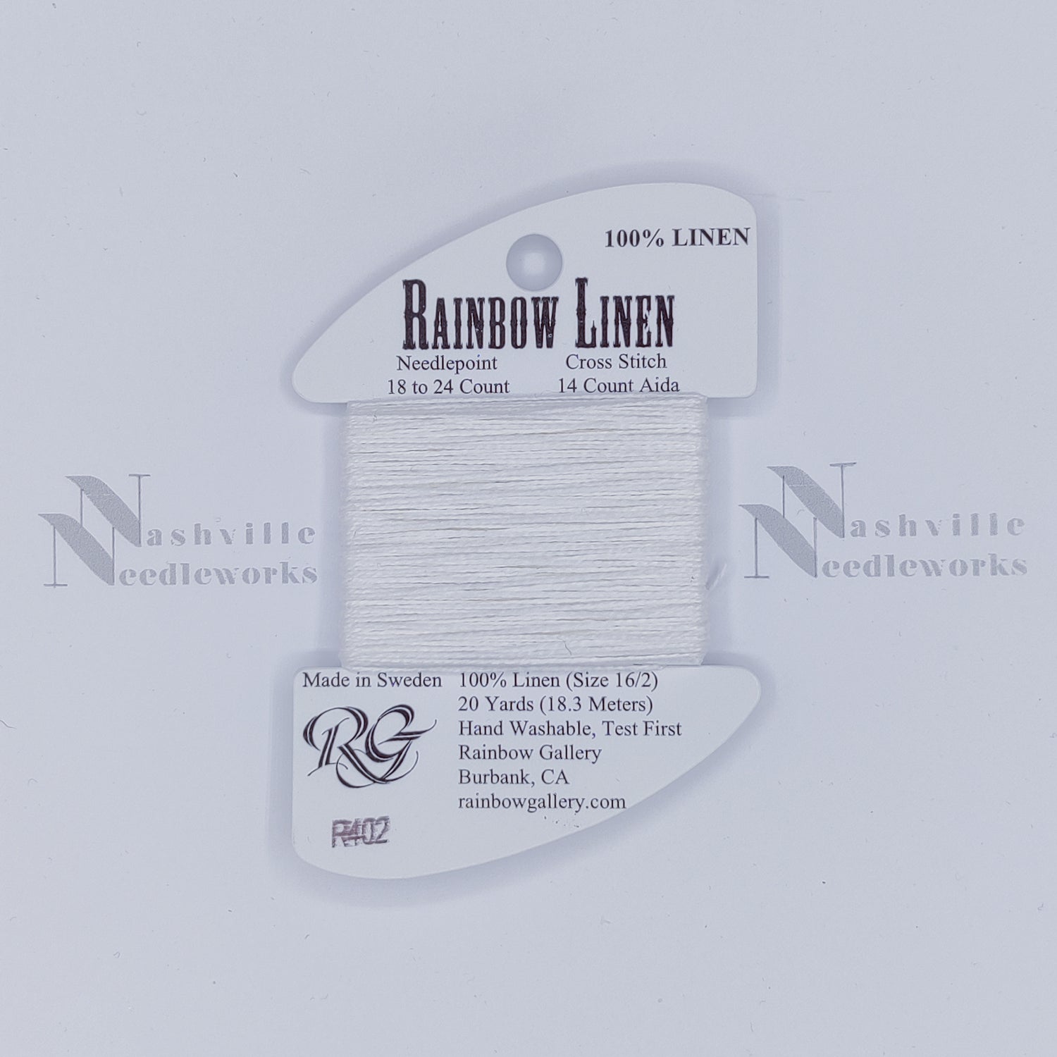 Rainbow Linen - R402 White