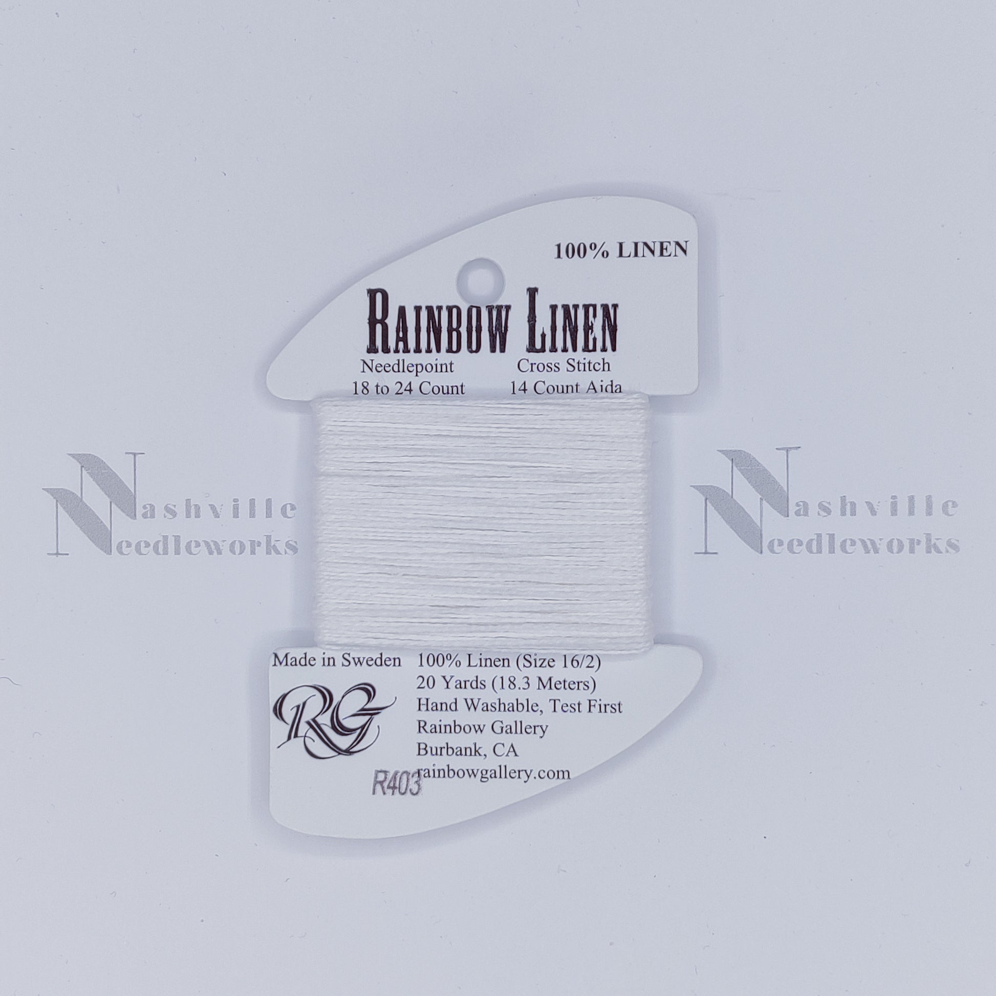 Rainbow Linen - R403 Ecru