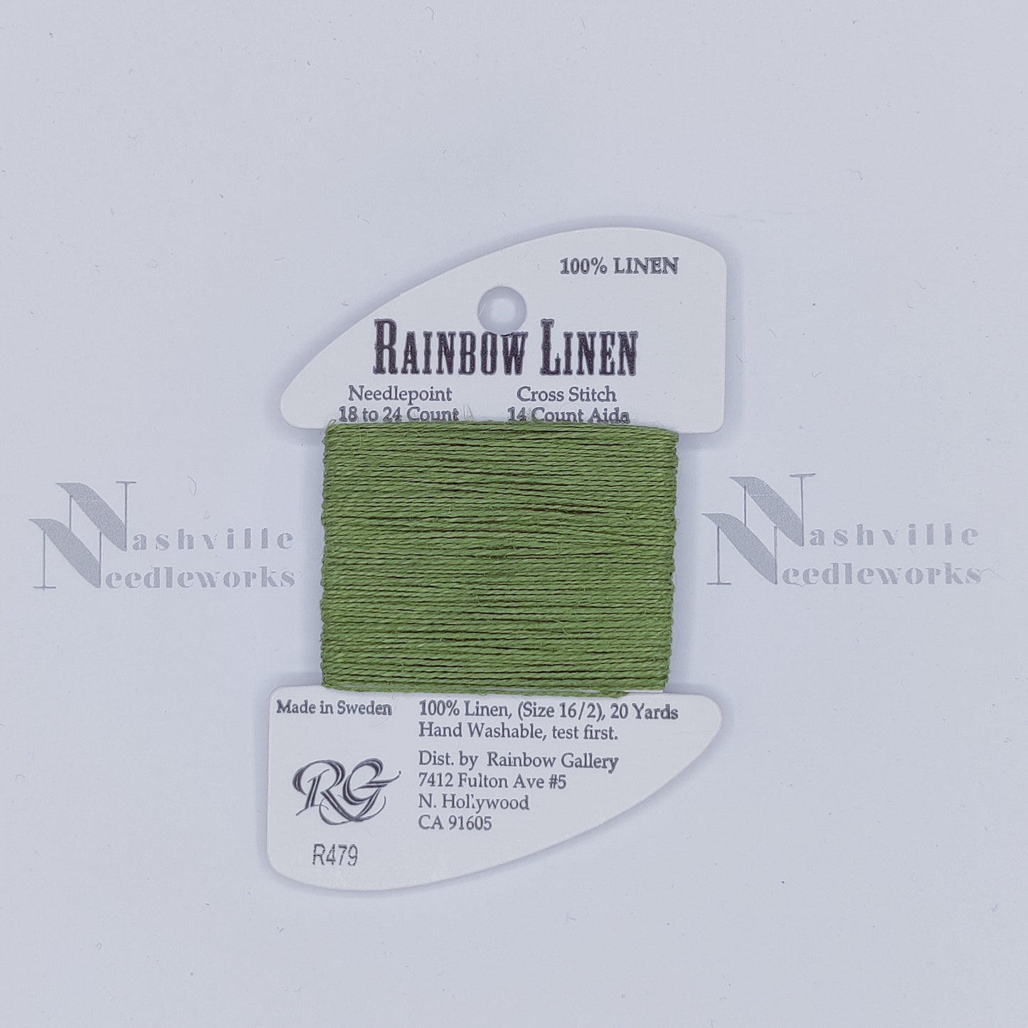 Rainbow Linen - R479 Leaf Green