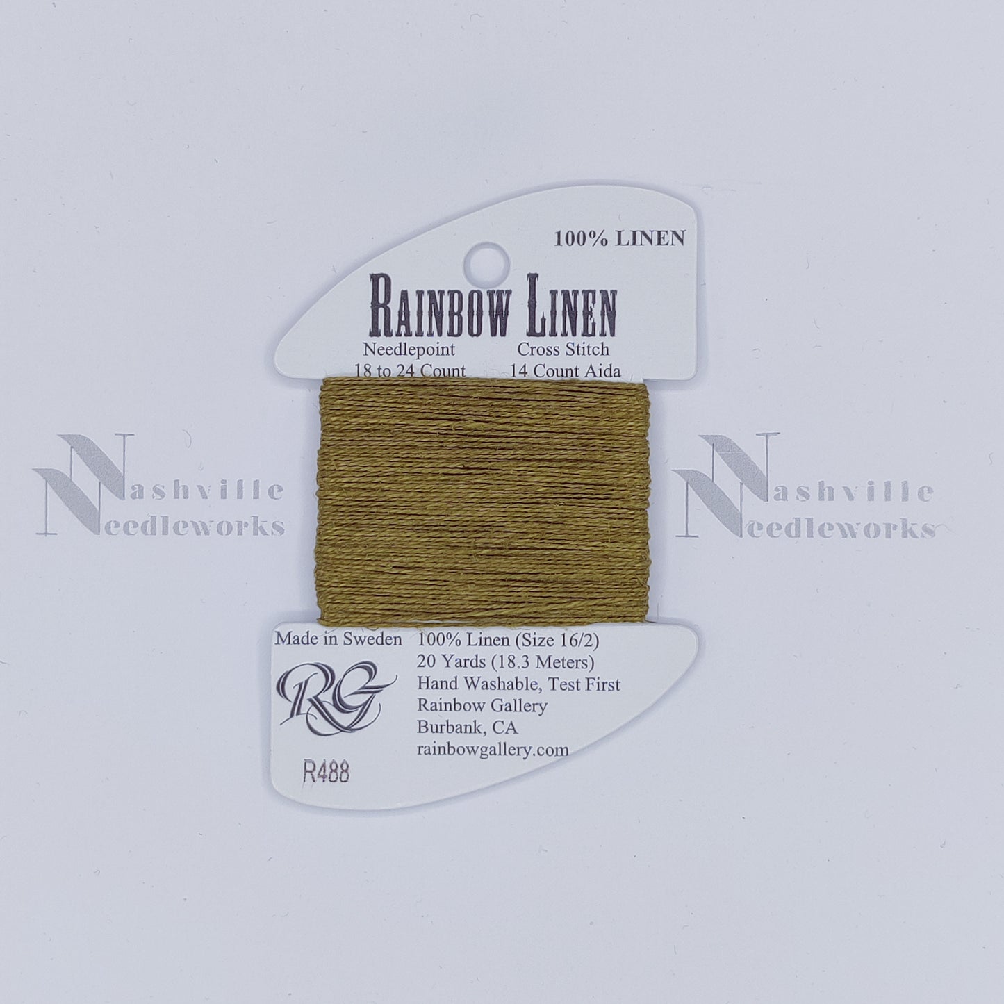 Rainbow Linen - R488 Moss