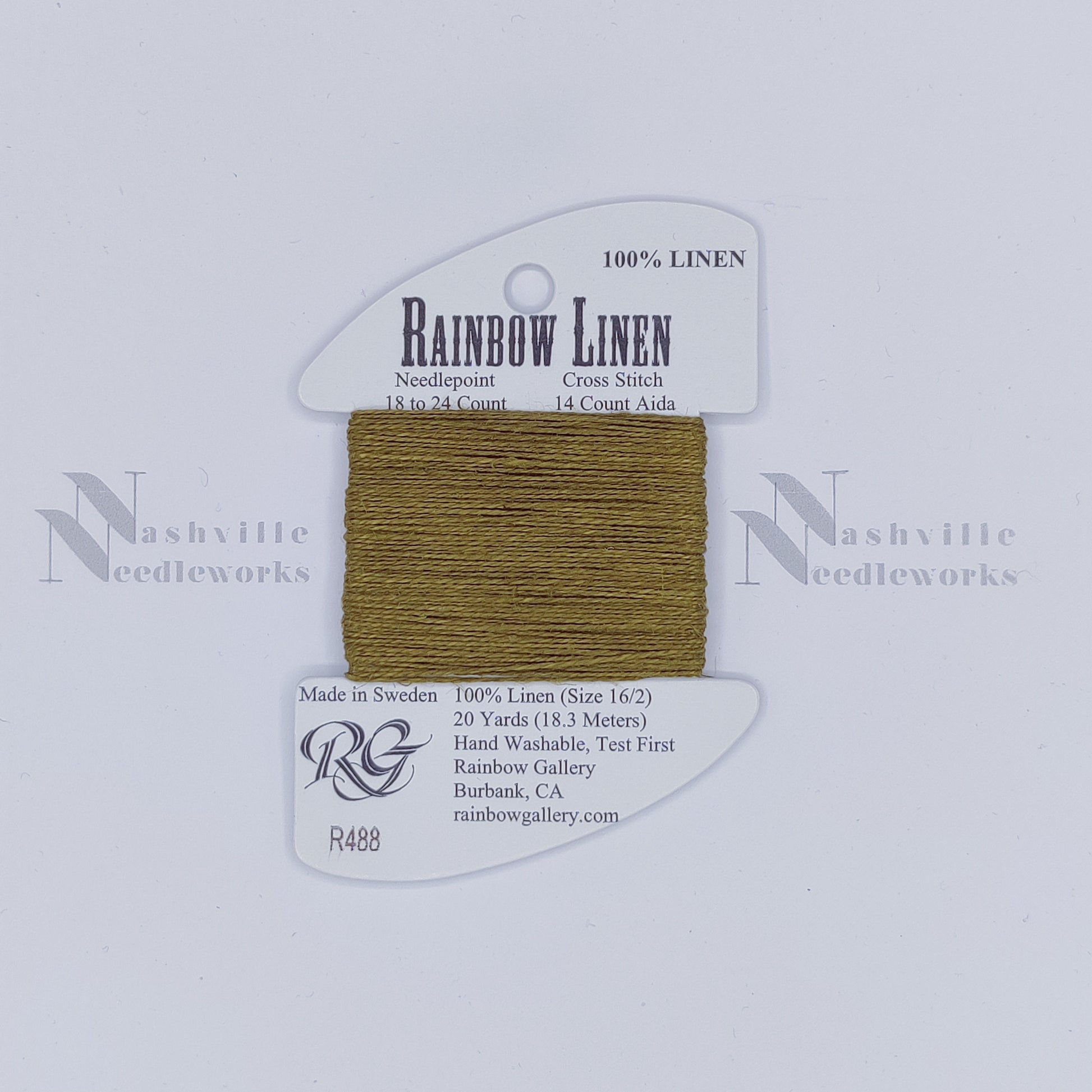 Rainbow Linen - R488 Moss