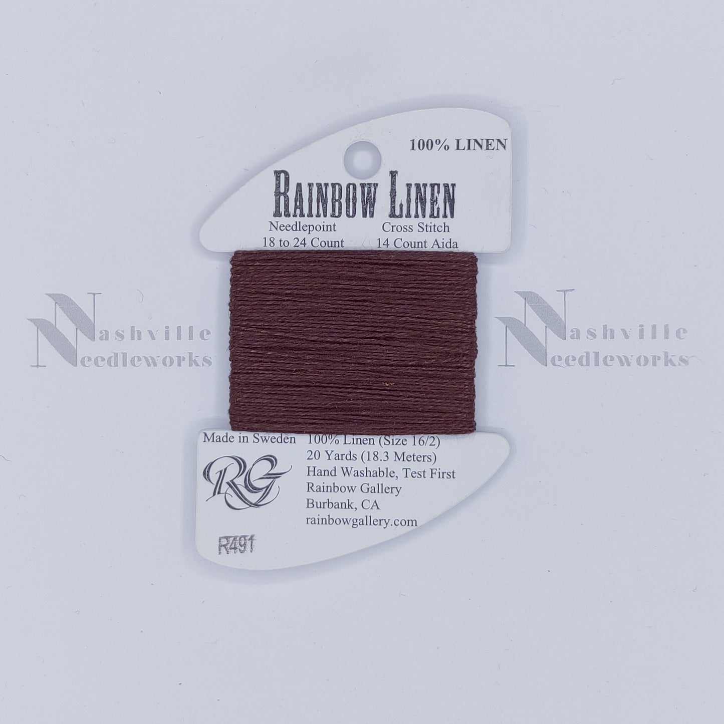 Rainbow Linen - R491 French Roast