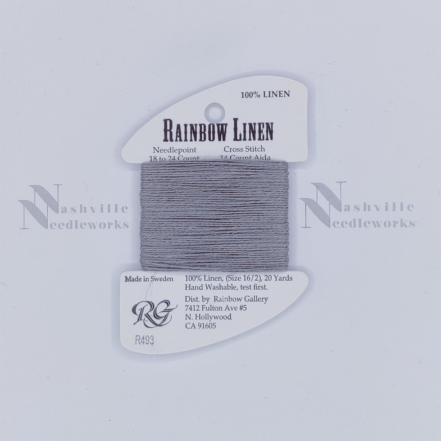 Rainbow Linen - R493 Gray Marble