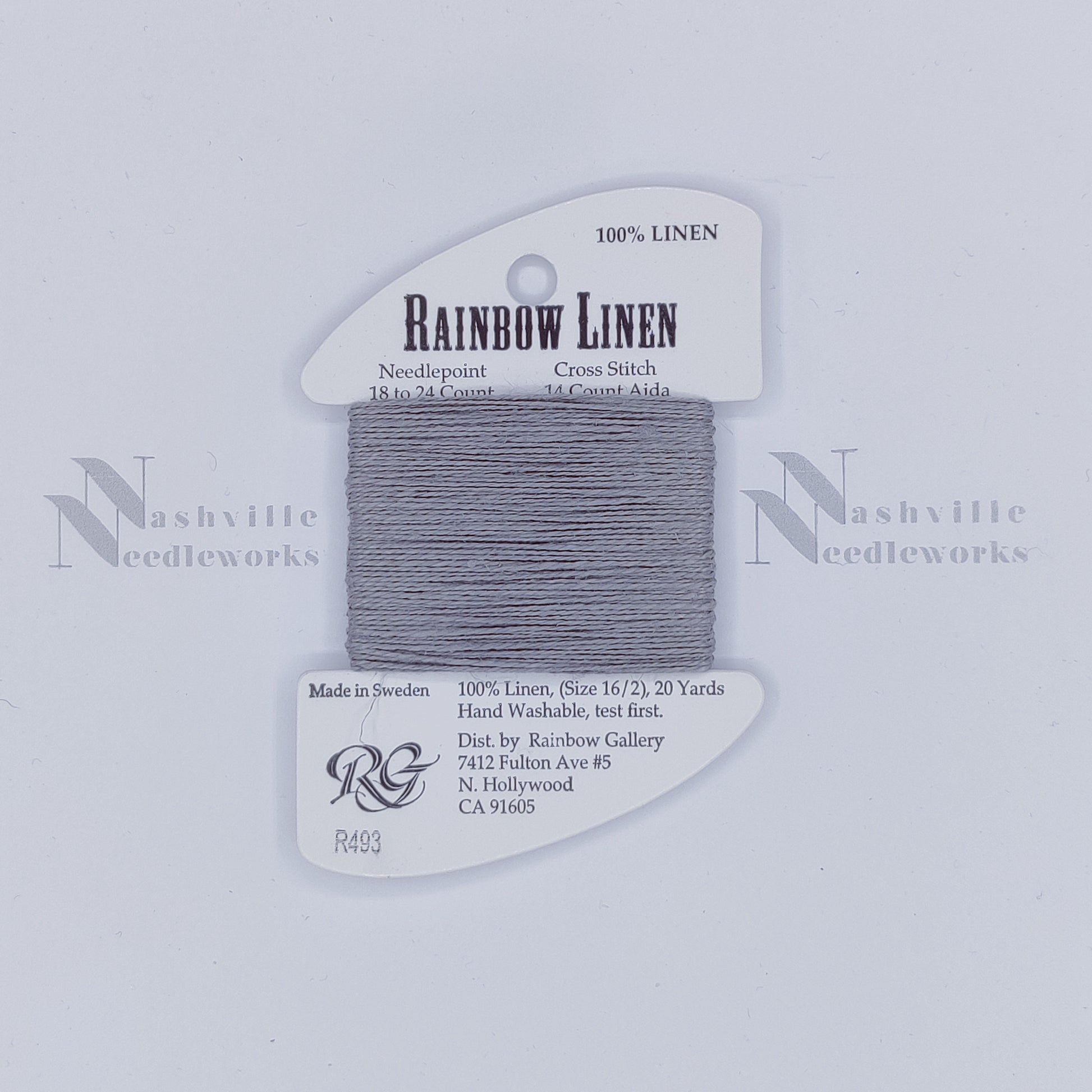 Rainbow Linen - R493 Gray Marble