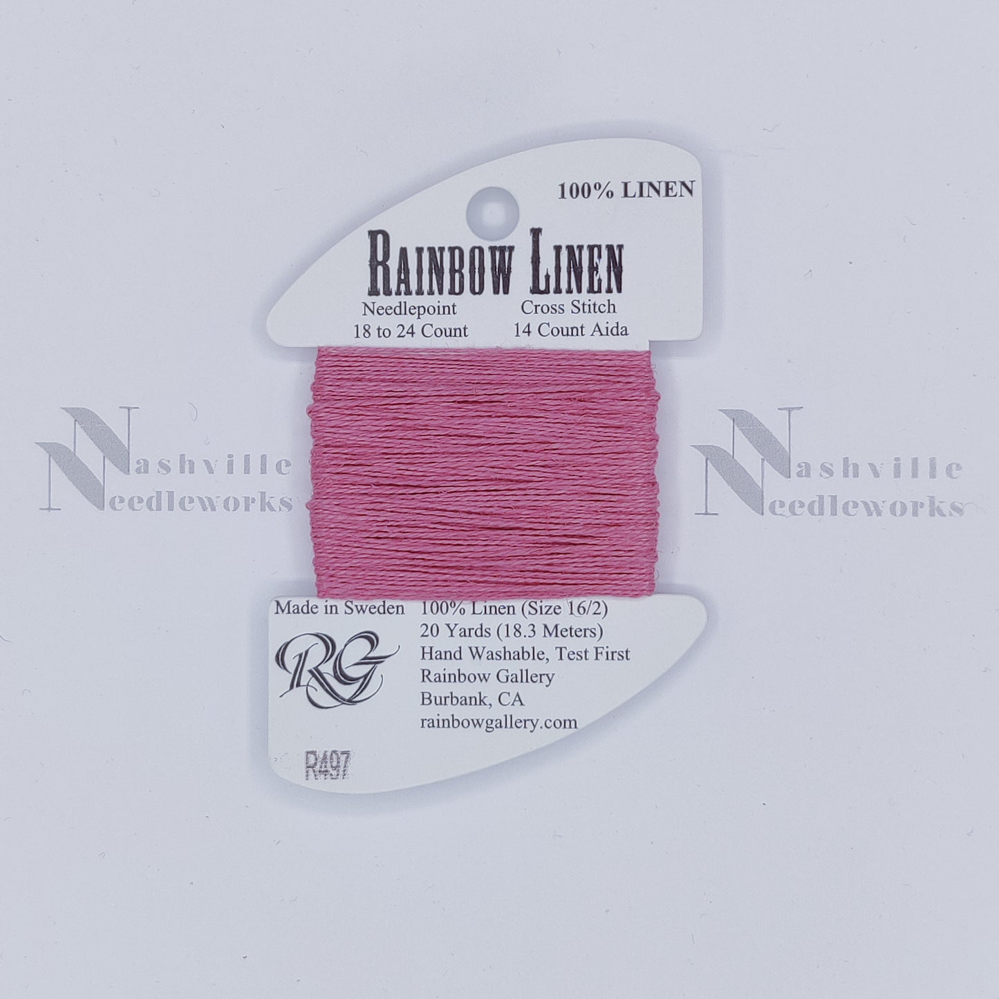 Rainbow Linen - R497 English Rose