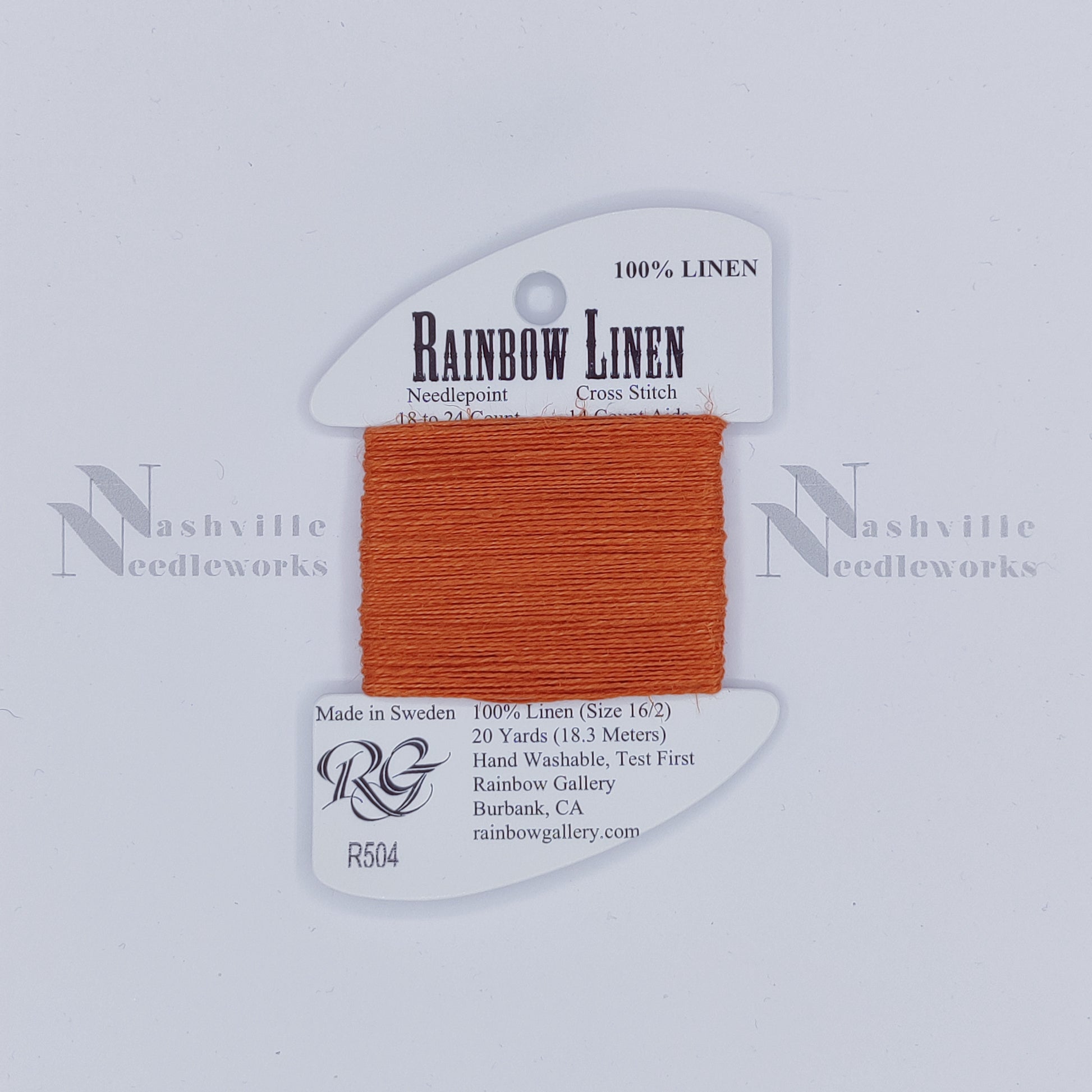 Rainbow Linen - R504 Harvest Pumpkin