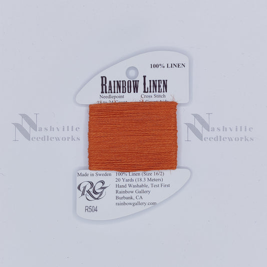 Rainbow Linen - R504 Harvest Pumpkin