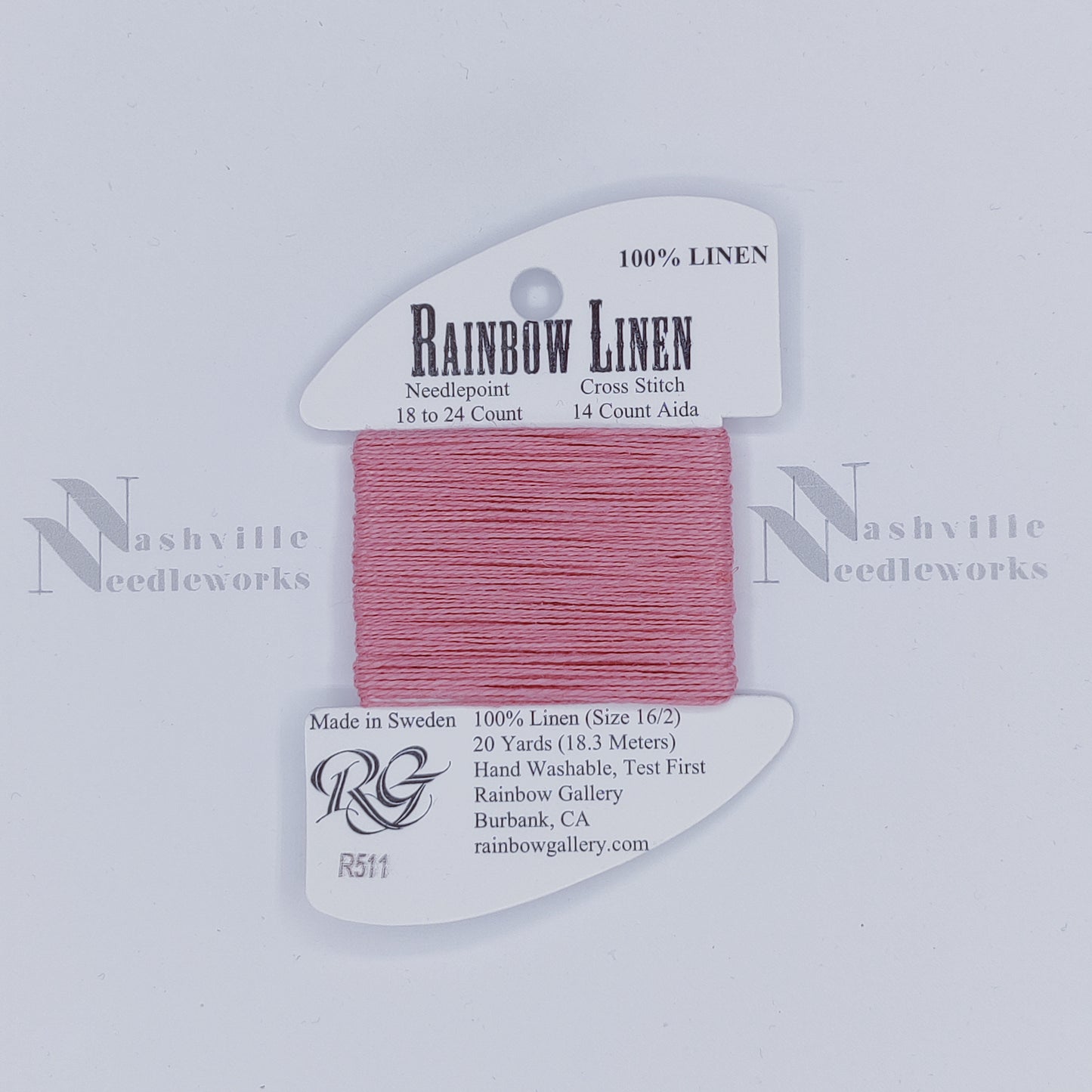 Rainbow Linen - R511 Cameo Pink