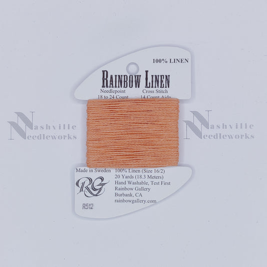 Rainbow Linen - R512 Dark Apricot