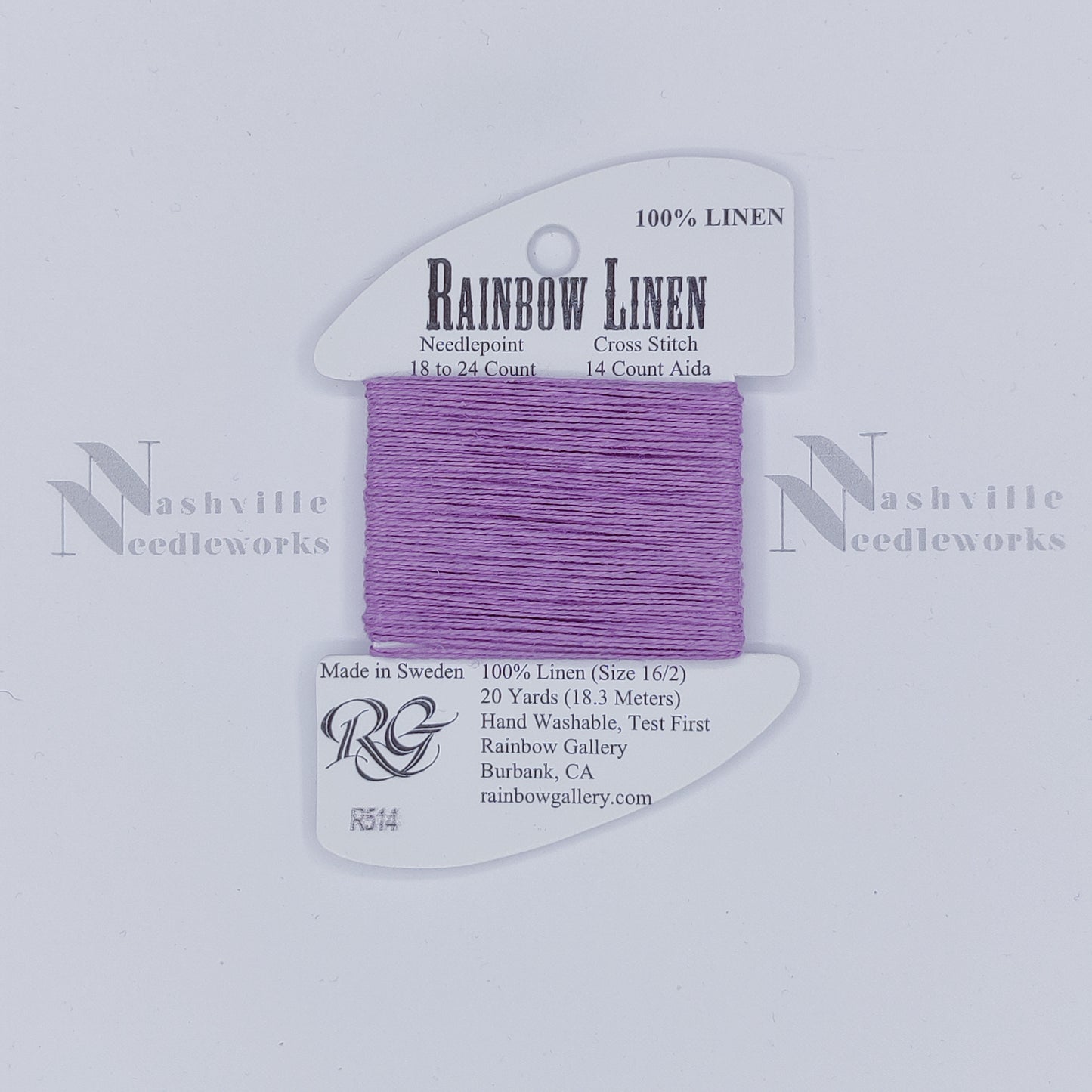 Rainbow Linen - R514 Dusty Mauve