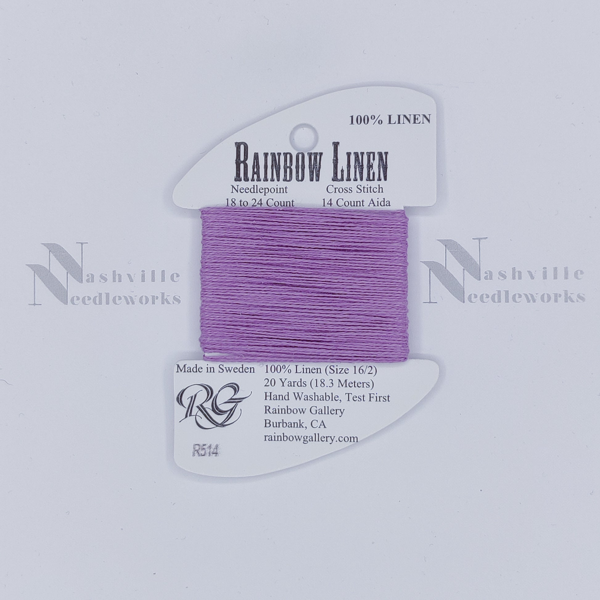 Rainbow Linen - R514 Dusty Mauve