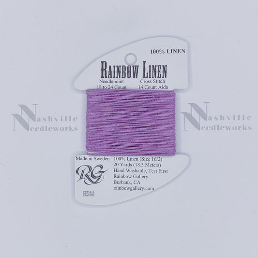 Rainbow Linen - R514 Dusty Mauve