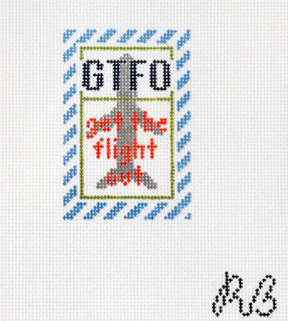 Rachel Barri Get the Flight Out Blue