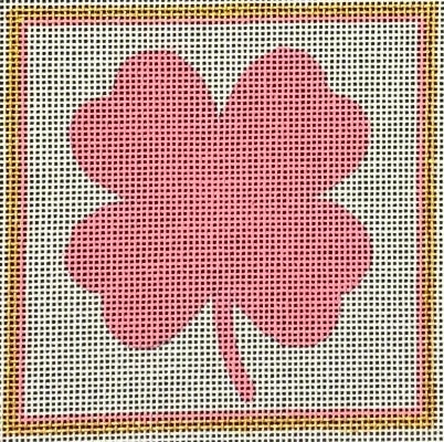 Pink Clover Square