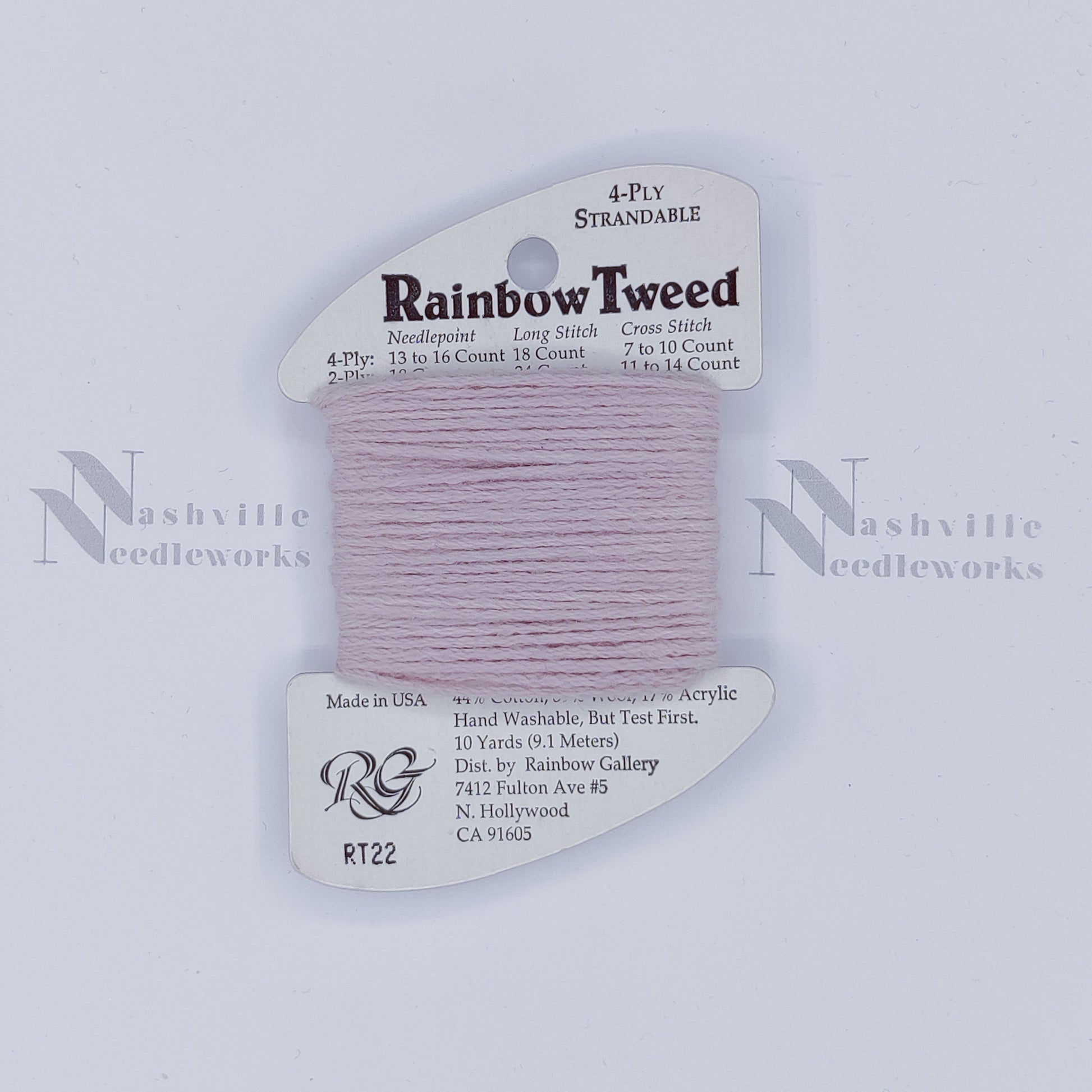 Rainbow Tweed - RT22 Pale Mauve