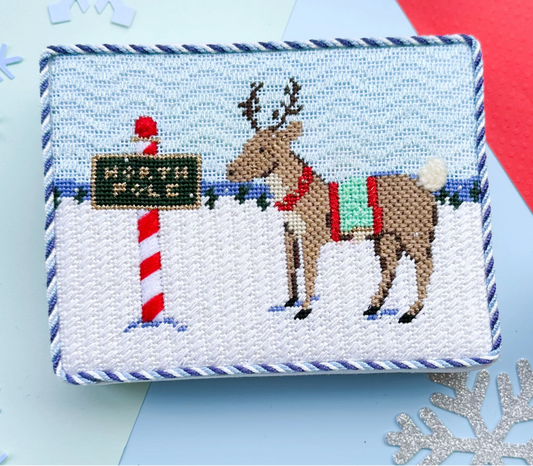 SS170D (TS) Reindeer and North Pole Sign