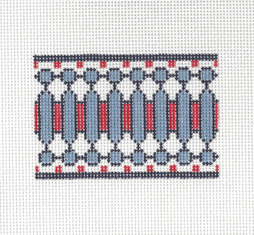 Rachel Barri Designs BCI-Navy/Red Bubble Chain Mini Insert