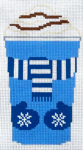 RachelDonleyDesigns BlueMittenCup RD331 18mesh