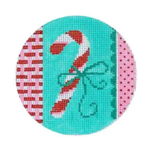 CBK Needlepoint/&nbsp;Shelley Tribbey Designs Ribboned Candy Cane 
ST - C322