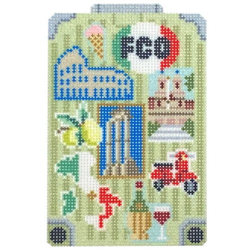 Bradley Needlepoint NTGKB193 Globe Trotter - Rome