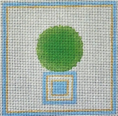 Raymond Crawford Round Topiary Square HO-2485