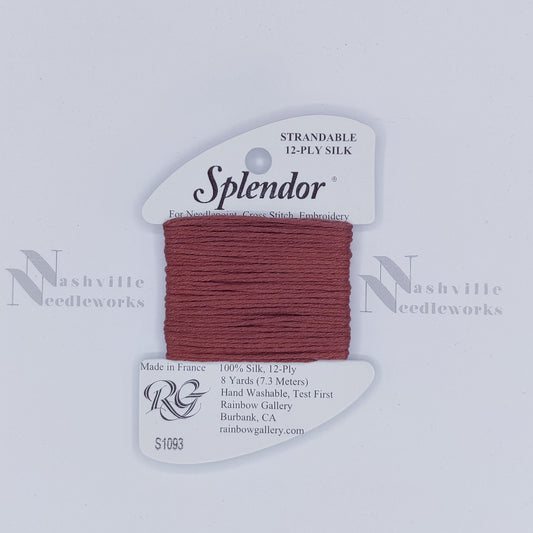 Splendor - S1093 Burgundy Rose